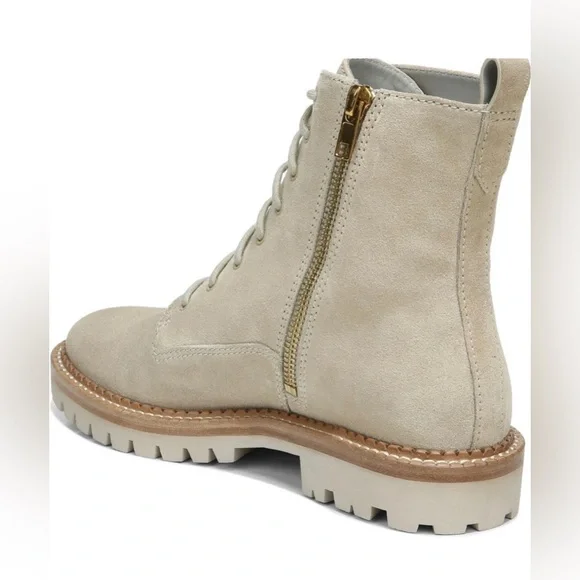 New Vince Women's Cabria Lug Sole Boots, Cobblestone, Tan Size 6 - Picture 6 of 10